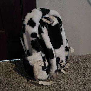 Fluffy cow backpack